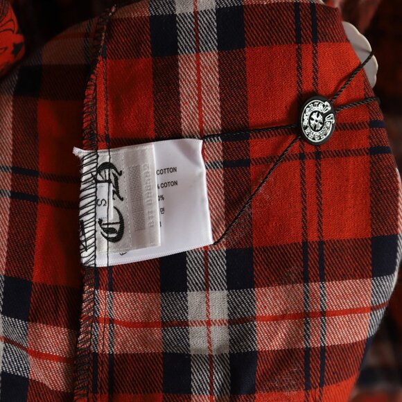 Chrome Hearts All-Over Logo Plaid Shirt - Picture 2 of 10